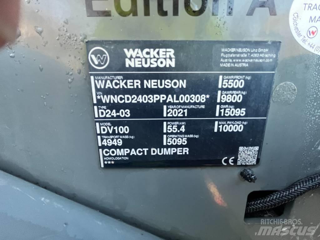Wacker Neuson DV 100 Міні самоскиди