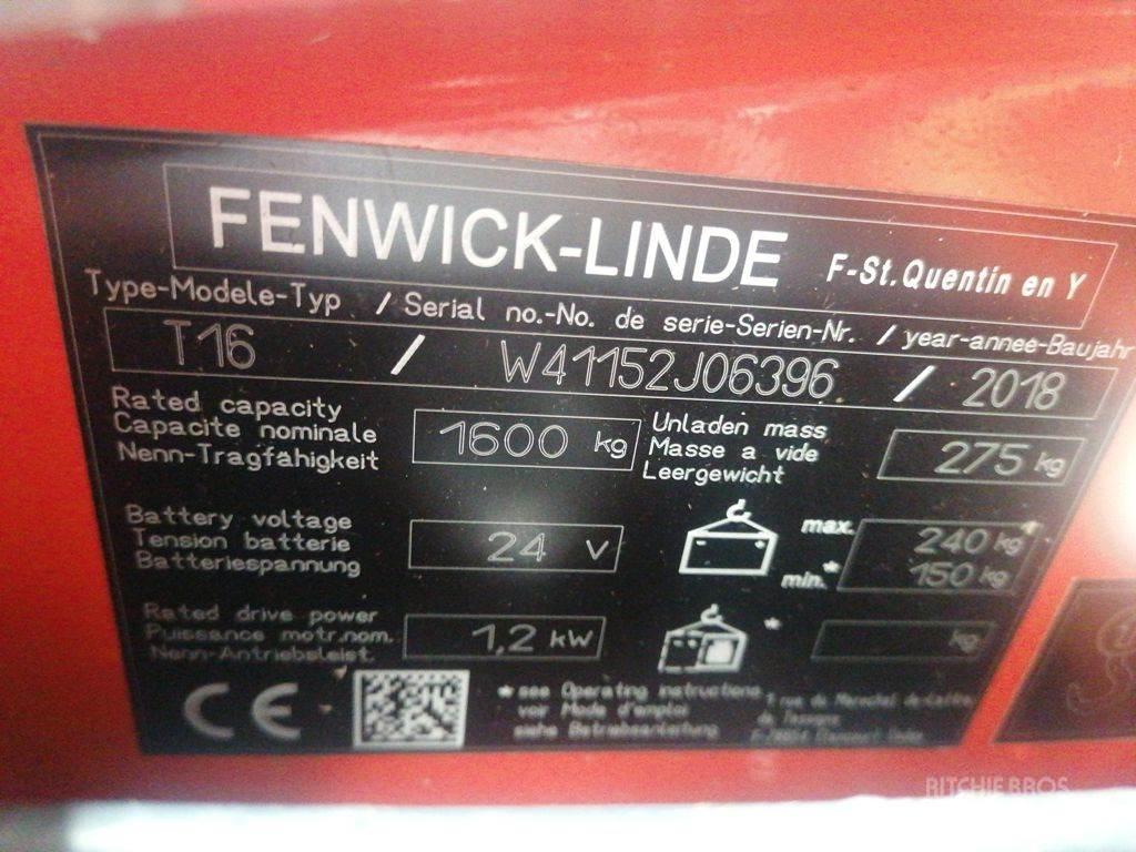 Linde T16 Штабелери