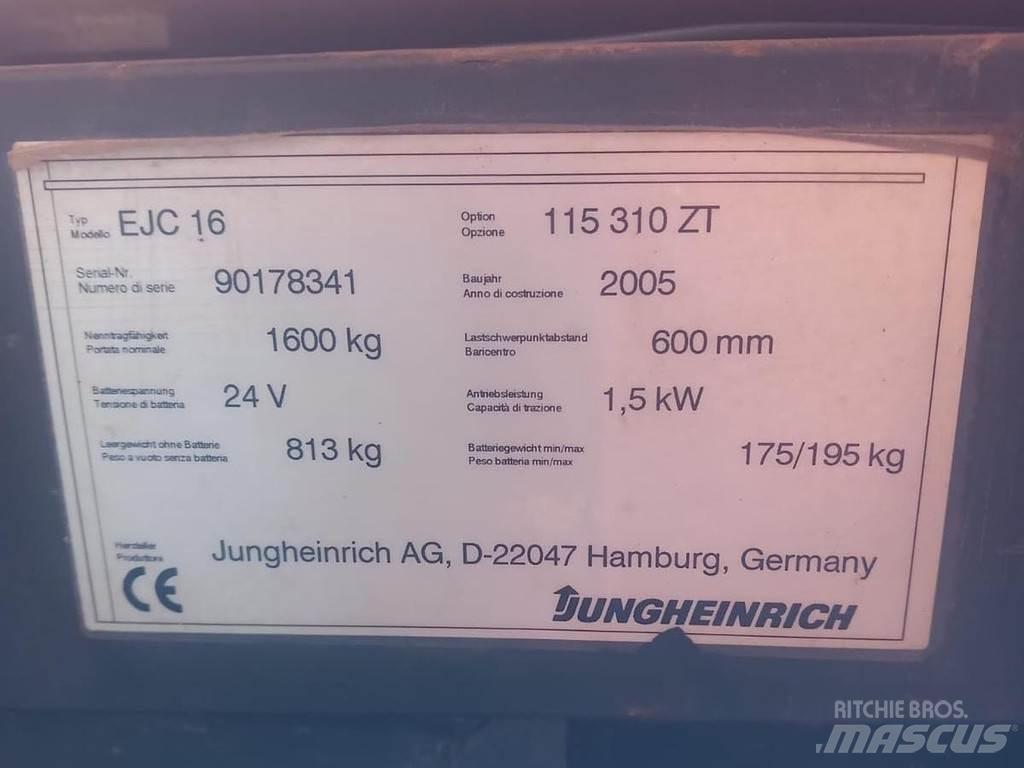 Jungheinrich ECJ16 Ручні гідравлічні візки