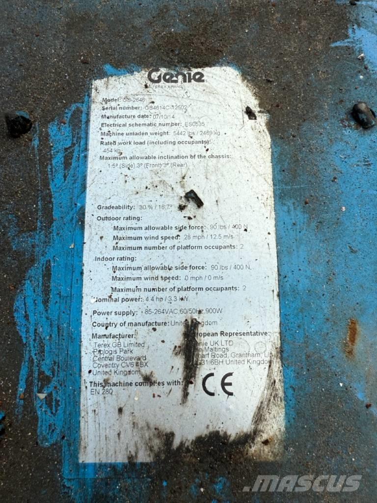 Genie GS2646 Підйомники-ножиці