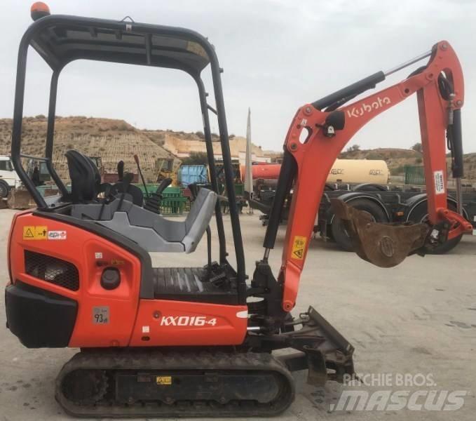 Kubota kx016-4 Міні-екскаватори < 7т