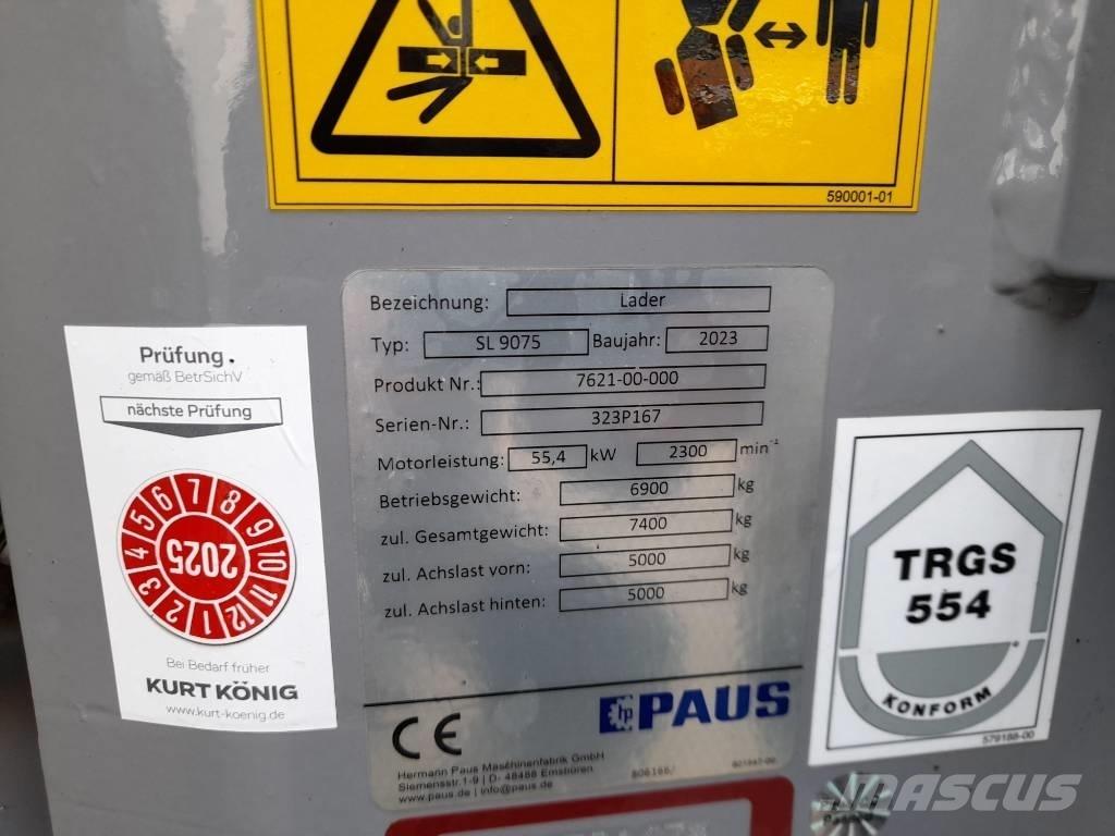 Paus SL 9075 Фронтальні навантажувачі