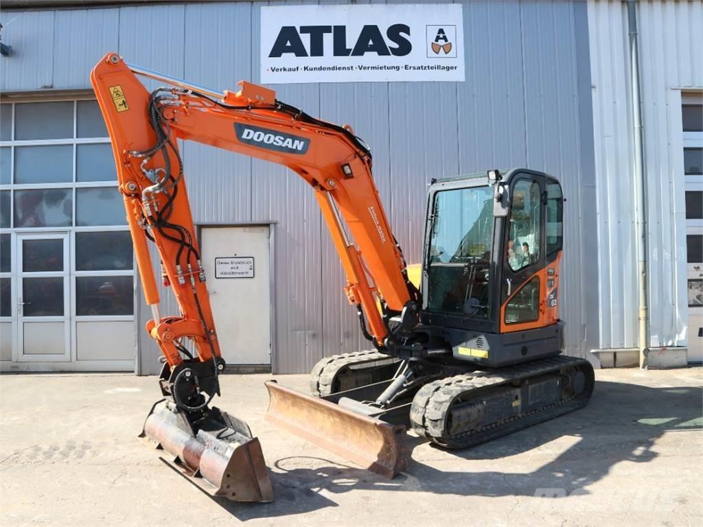 Doosan DX63-3 Міні-екскаватори < 7т