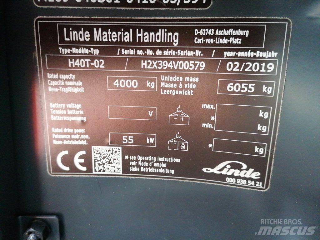 Linde H40T-02 Газові навантажувачі