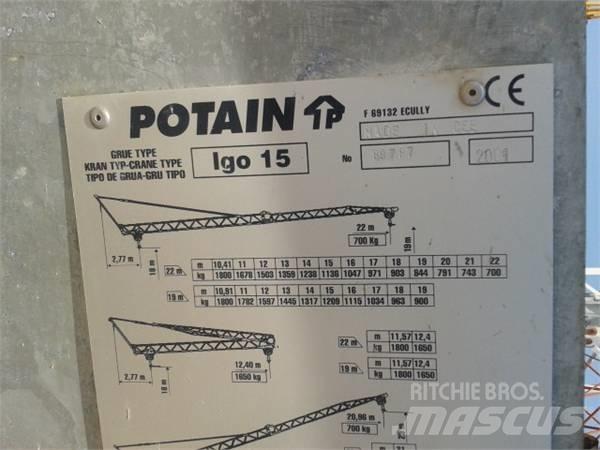 Potain Igo 15 Баштові крани