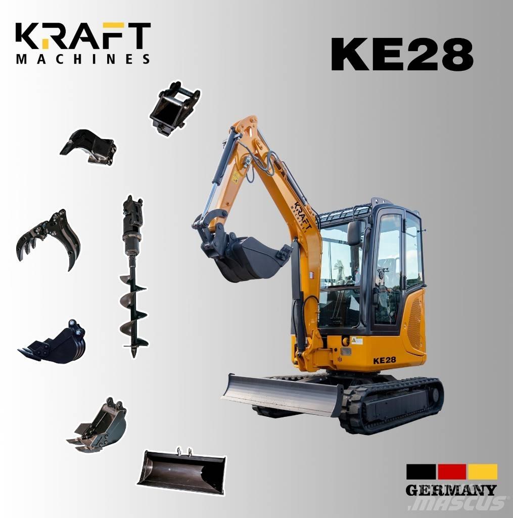 Kraft KE28 Міні-екскаватори < 7т