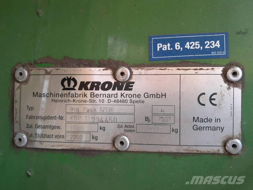 Krone Big Pack 12130 Тюкові прес-підбирачі