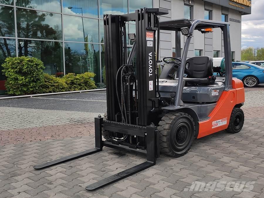 Toyota 02-8FGF25 Газові навантажувачі