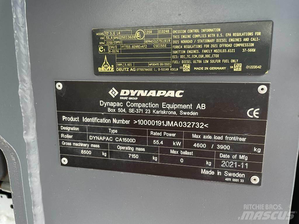 Dynapac CA1500D Грунтові котки