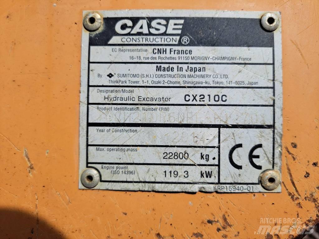 CASE CX 210 C Гусеничні екскаватори