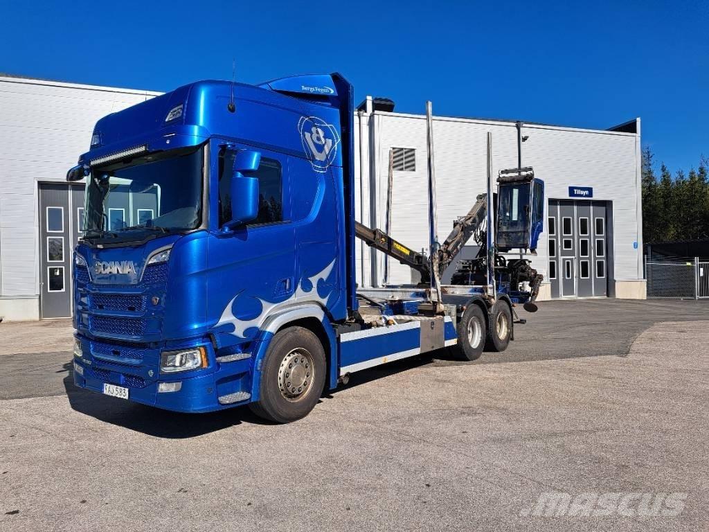 Scania R580B6X4NB Лісовози