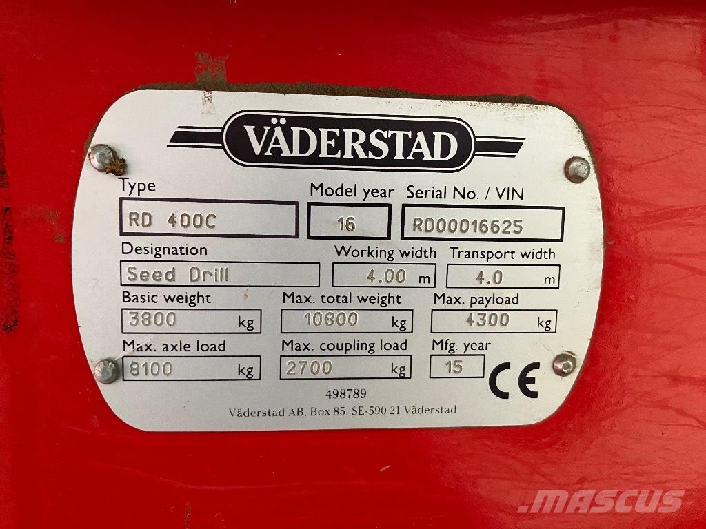 Väderstad Rapid400C Сівалки