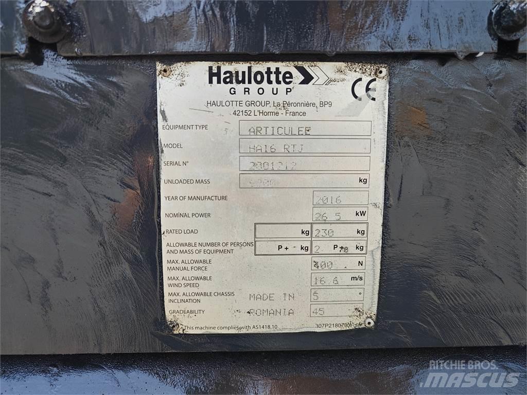 Haulotte HA16RTJ Колінчаті підйомники