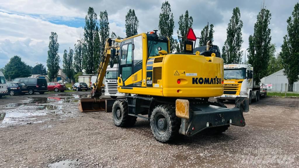 Komatsu PW 158 Колісні екскаватори