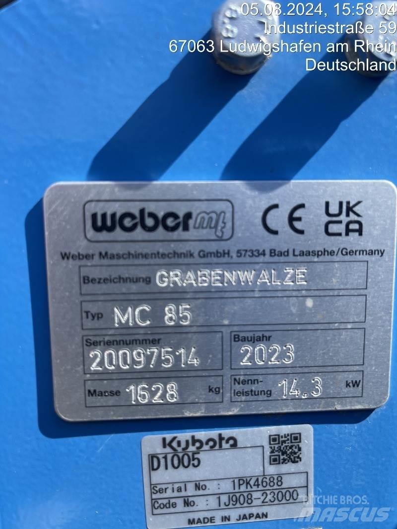Weber MC85 Дорожні котки