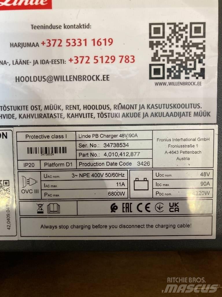Linde R14HD/1120 Річ-трак із високим підйомом