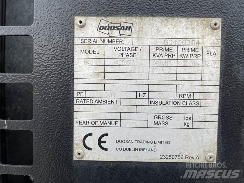 Doosan G 40 Дизельні генератори