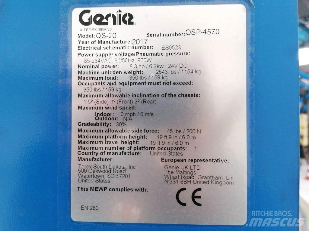 Genie QS-20 Телескопічні підйомники