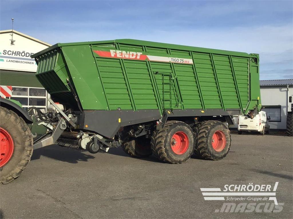 Fendt TIGO 75 XR Причепи із самозавантаженням