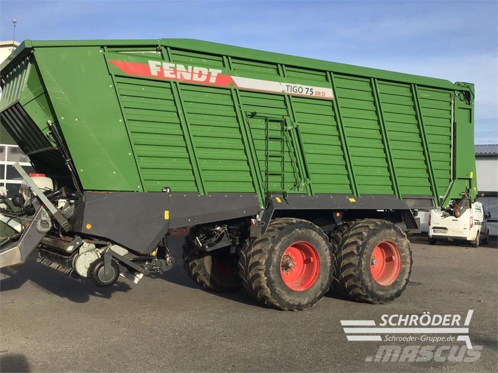 Fendt TIGO 75 XR Причепи із самозавантаженням