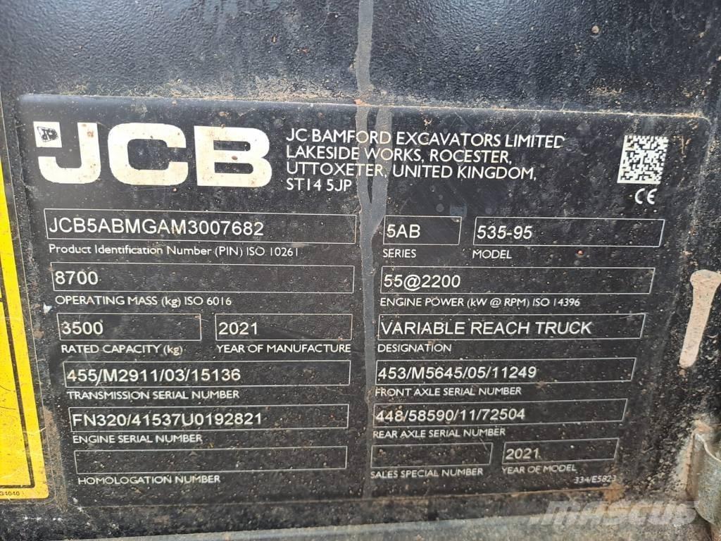 JCB 535-95 Телескопічні навантажувачі