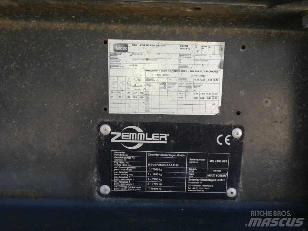 Zemmler MS 4200-097 Мобільні грохоти
