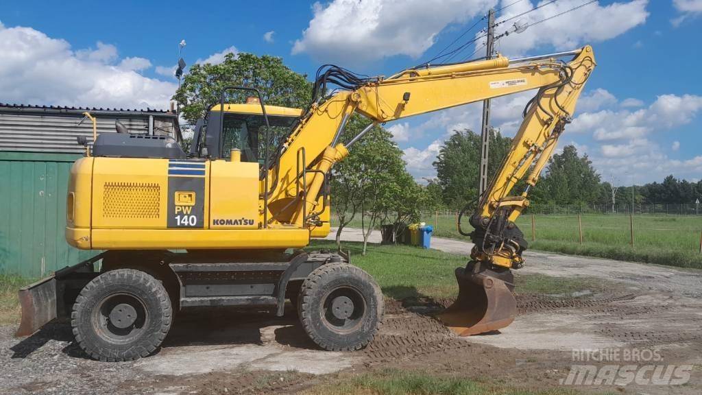 Komatsu PW 140-7 Колісні екскаватори