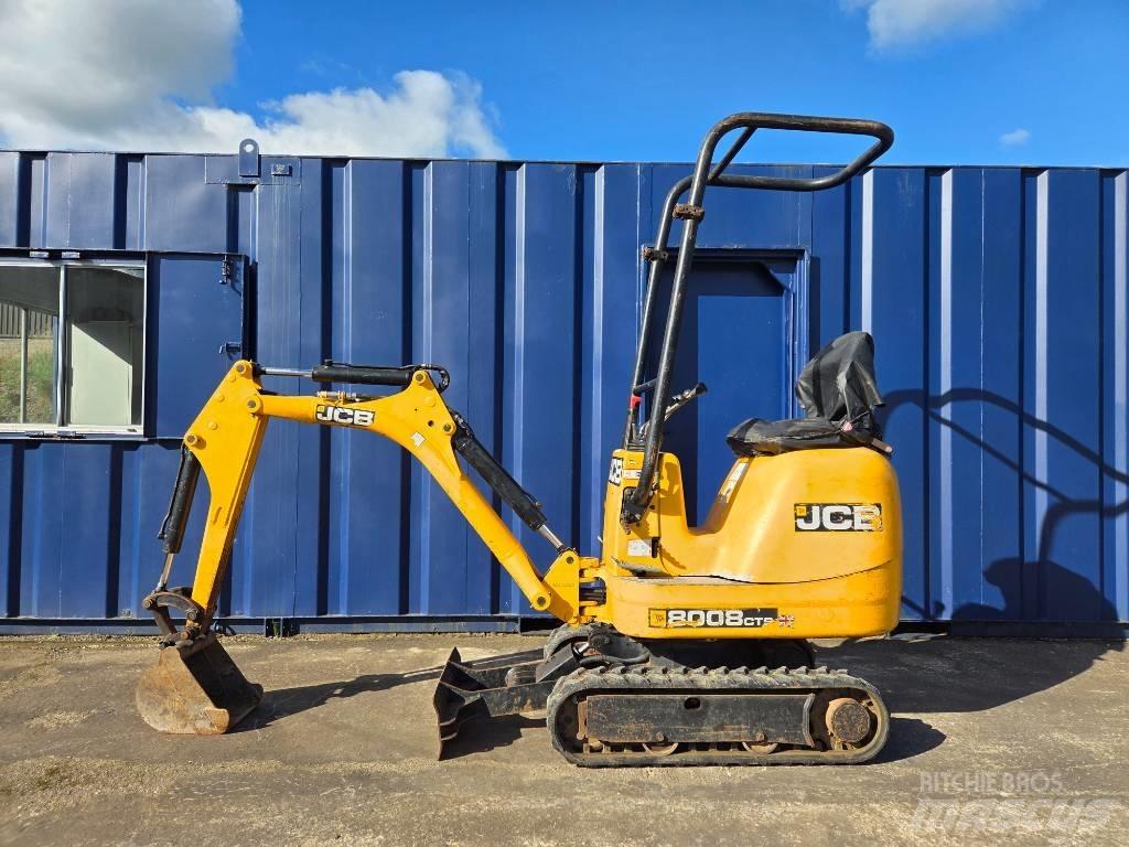 JCB 8008 CTS 3 Bkts Міні-екскаватори < 7т