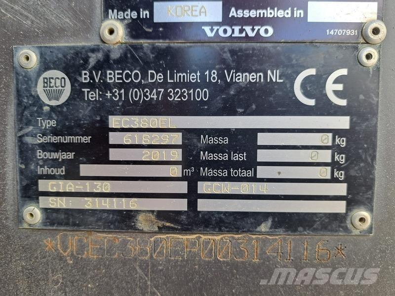 Volvo EC 380 EL Гусеничні екскаватори