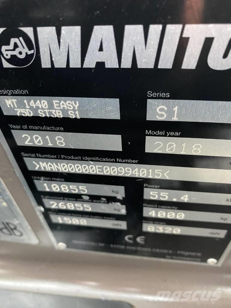 Manitou MT 1440 Телескопічні навантажувачі