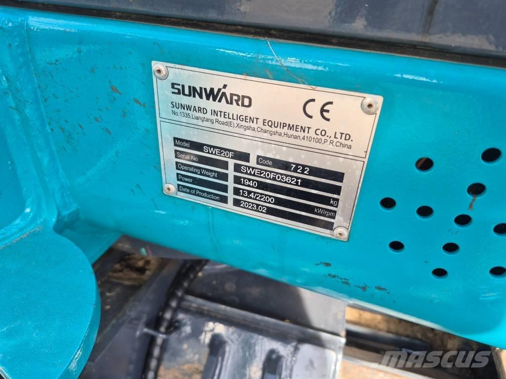 Sunward SWE 20 F Міні-екскаватори < 7т