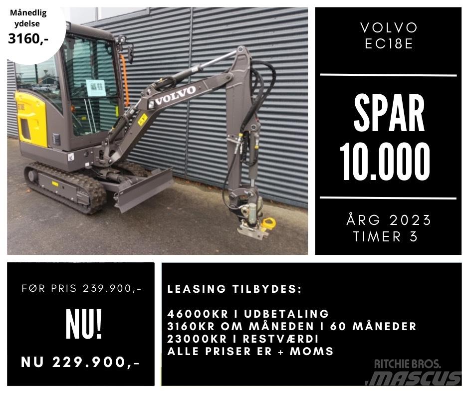 Volvo EC 18 E Міні-екскаватори < 7т