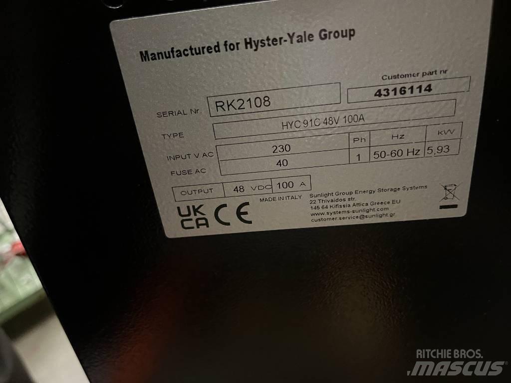 Hyster H91C Зарядні пристрої