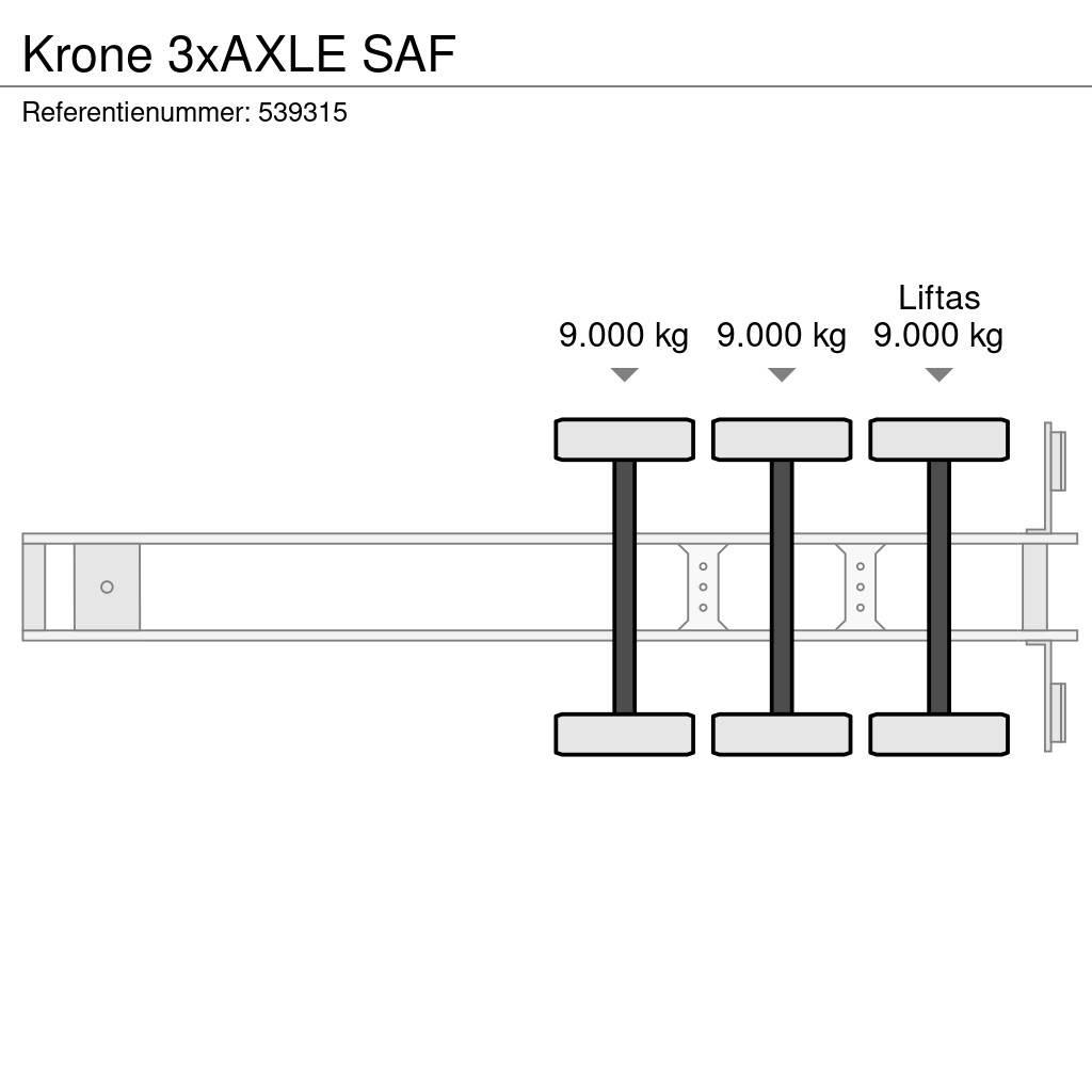Krone 3xAXLE SAF Напівпричепи з кузовом-фургоном