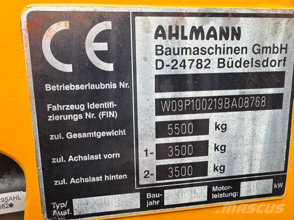 Allman AX 100 Фронтальні навантажувачі