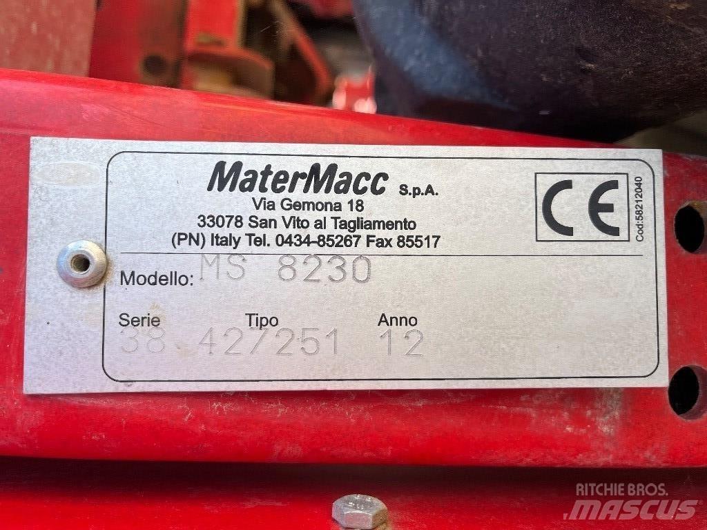 MaterMacc MS 8230 Високоточні сівалки