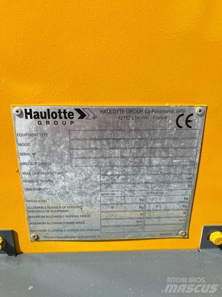 Haulotte Star-10AC Телескопічні підйомники