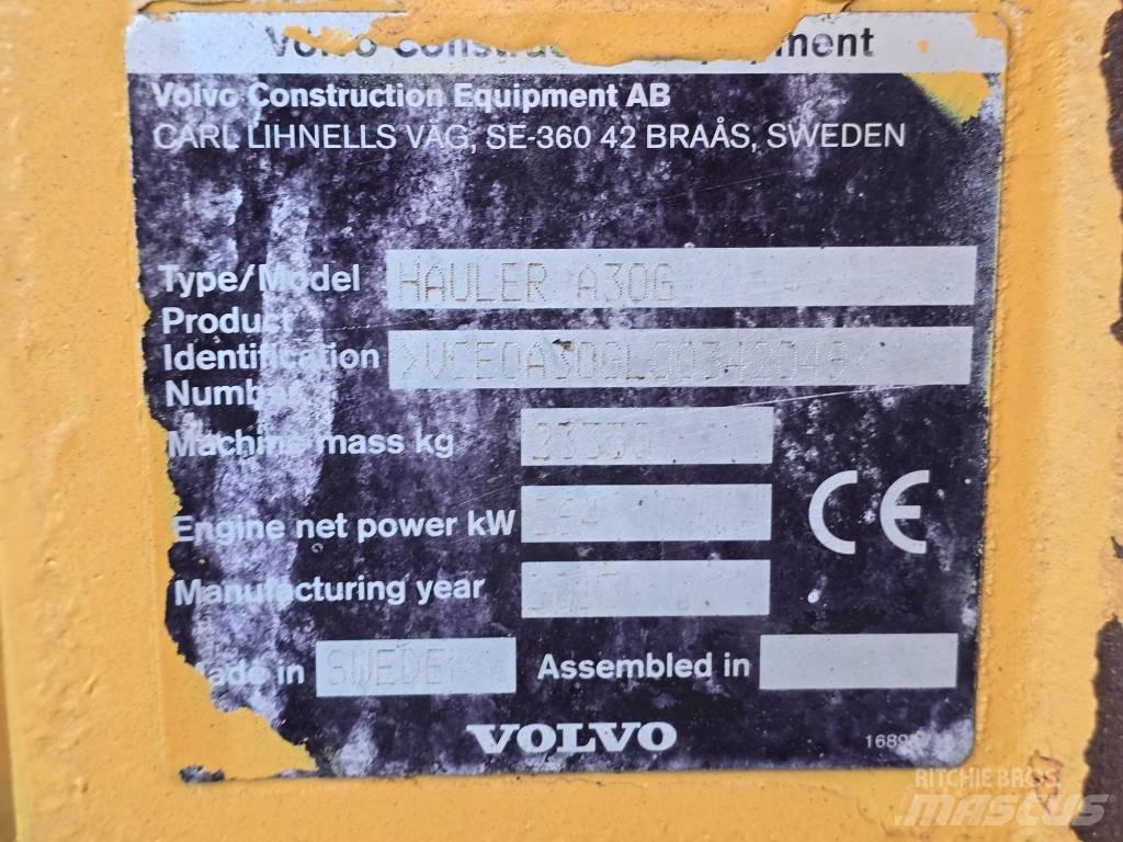 Volvo A30G Зчленовані самоскиди