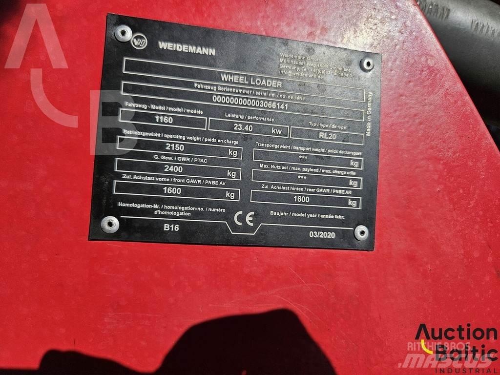 Weidemann 1160 Фронтальні навантажувачі