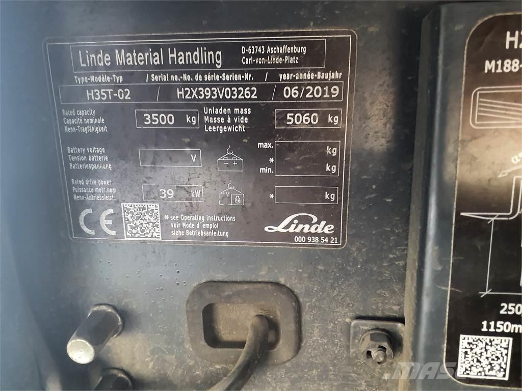 Linde H35T Газові навантажувачі