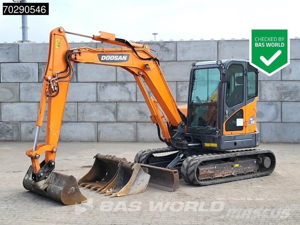 Doosan DX63-3 Міні-екскаватори < 7т