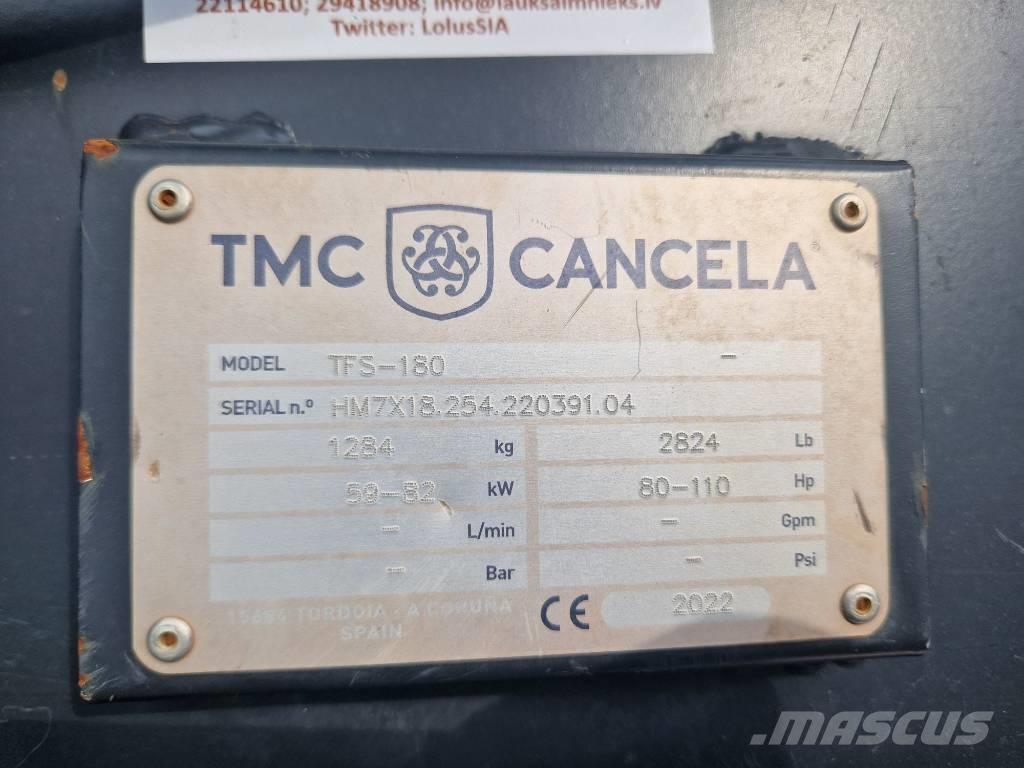 TMC Cancela TFS-180 Поглинальні борони / грунтові фрези