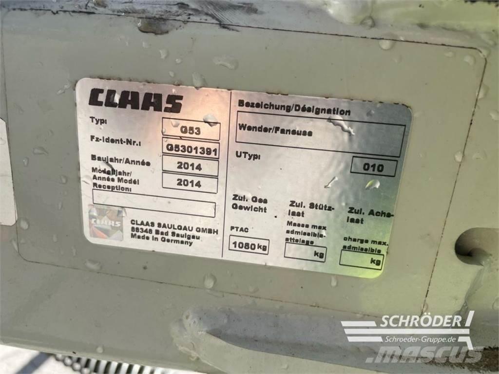 CLAAS VOLTO 800 Граблі і сінозворушувачі