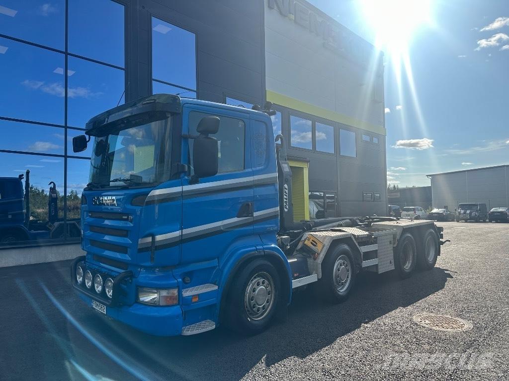 Scania R420 8X4/4 Вантажівки з гаковим підйомом