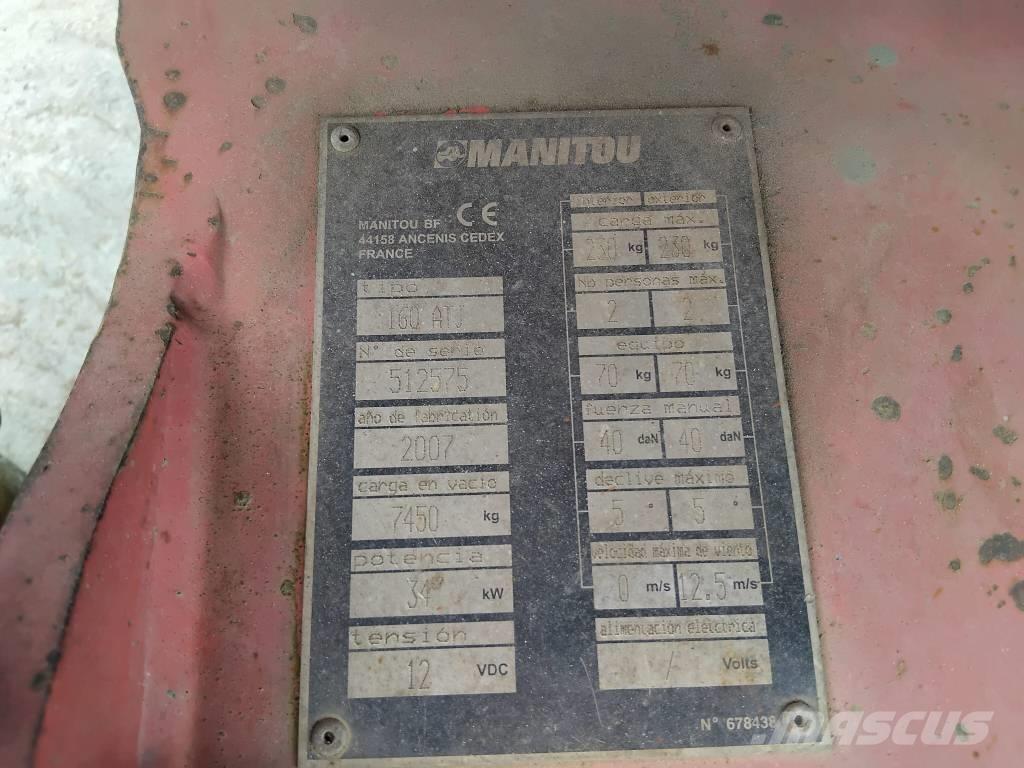 Manitou 160 ATJ Колінчаті підйомники