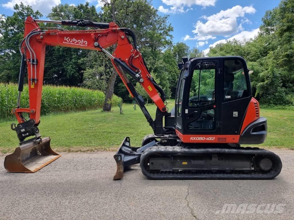 Kubota KX 080-4a2 Середні екскаватори 7т. - 12т.