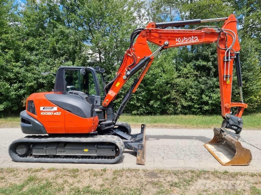 Kubota KX 080-4a2 Середні екскаватори 7т. - 12т.