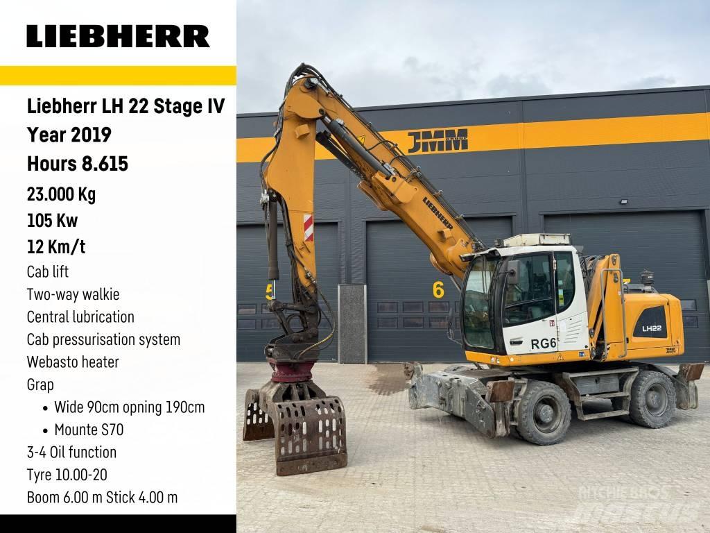 Liebherr LH 22 Перевантажувачі металобрухту/промислові навантажувачі