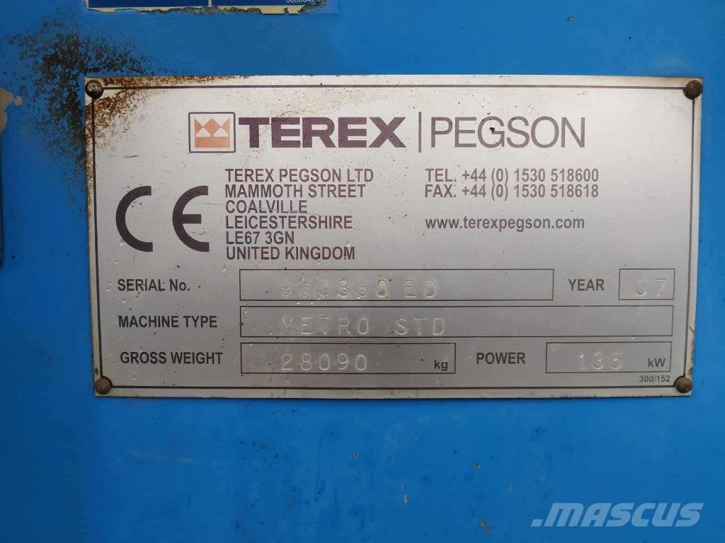 Terex Pegson Мобільні дробарки
