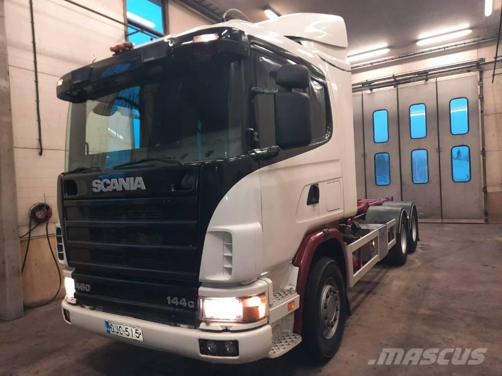 Scania R 144 Вантажівки з гаковим підйомом